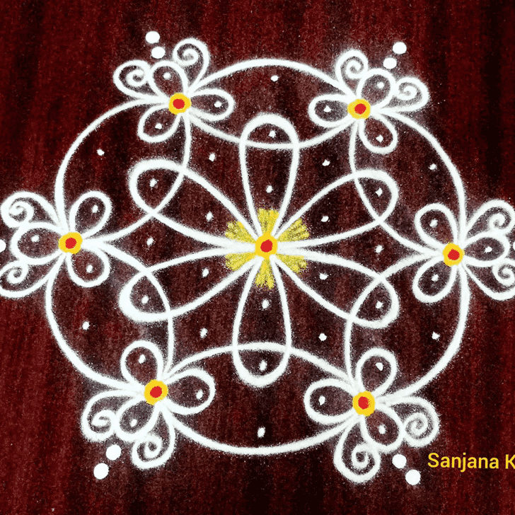 Comely Basic Rangoli