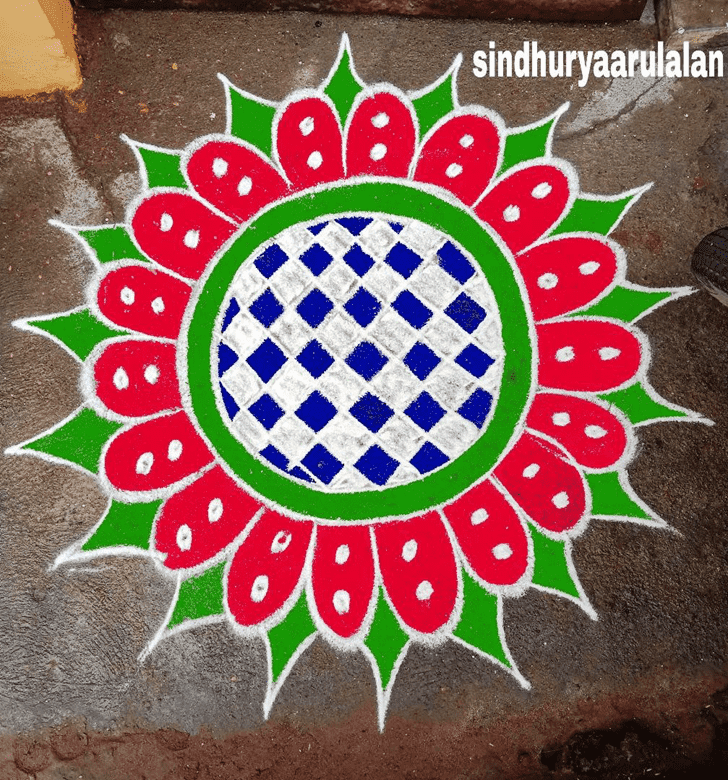 Dazzling Basic Rangoli