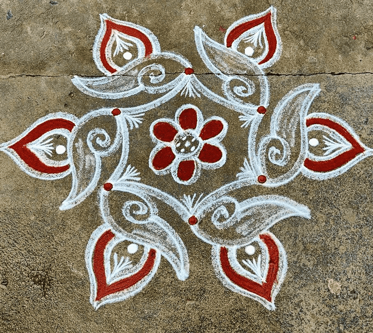 Delightful Basic Rangoli