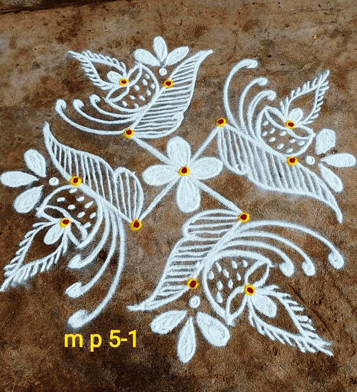 Fascinating Basic Rangoli