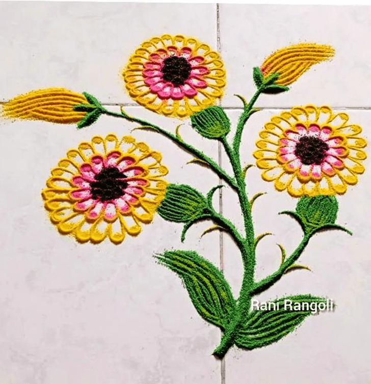 Lovely Basic Rangoli Design