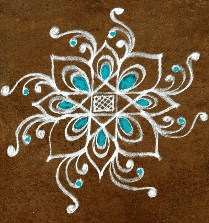 Pleasing Basic Rangoli