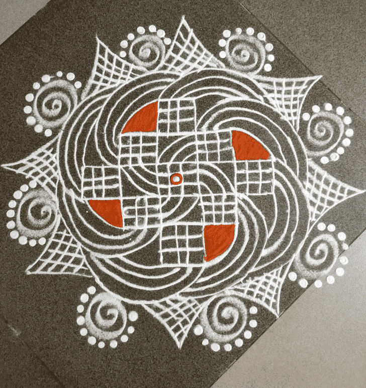 Refined Basic Rangoli