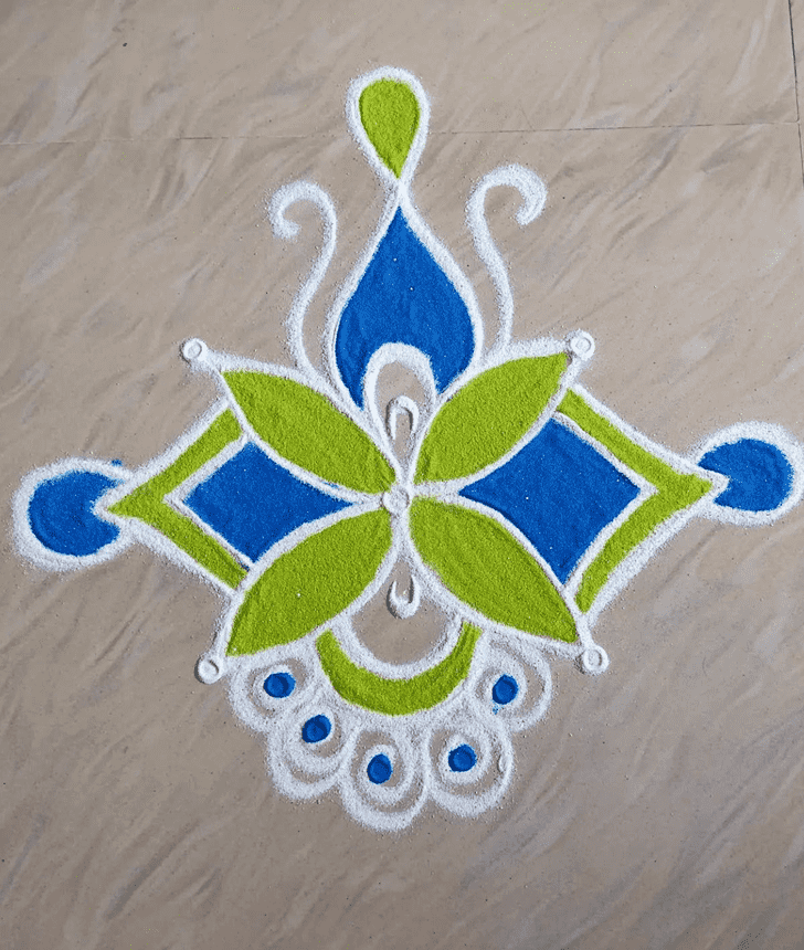 Wonderful Basic Rangoli Design