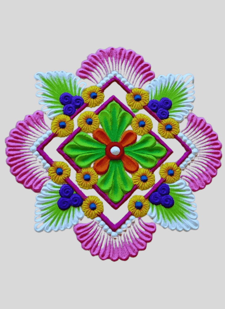 Fine Beginners Rangoli