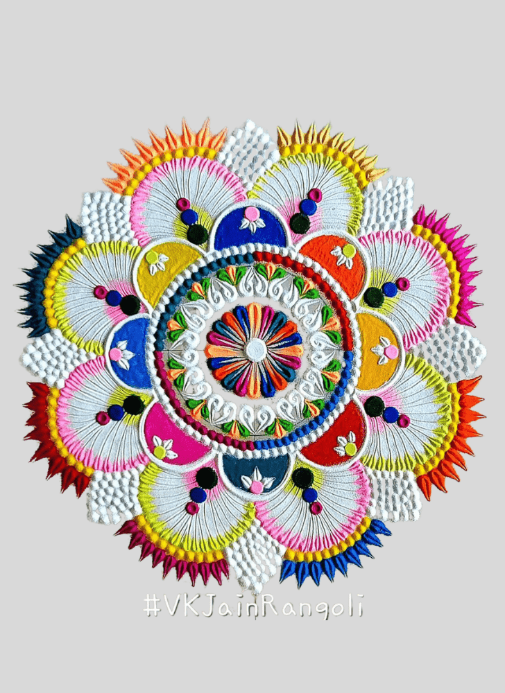 Radiant Beginners Rangoli