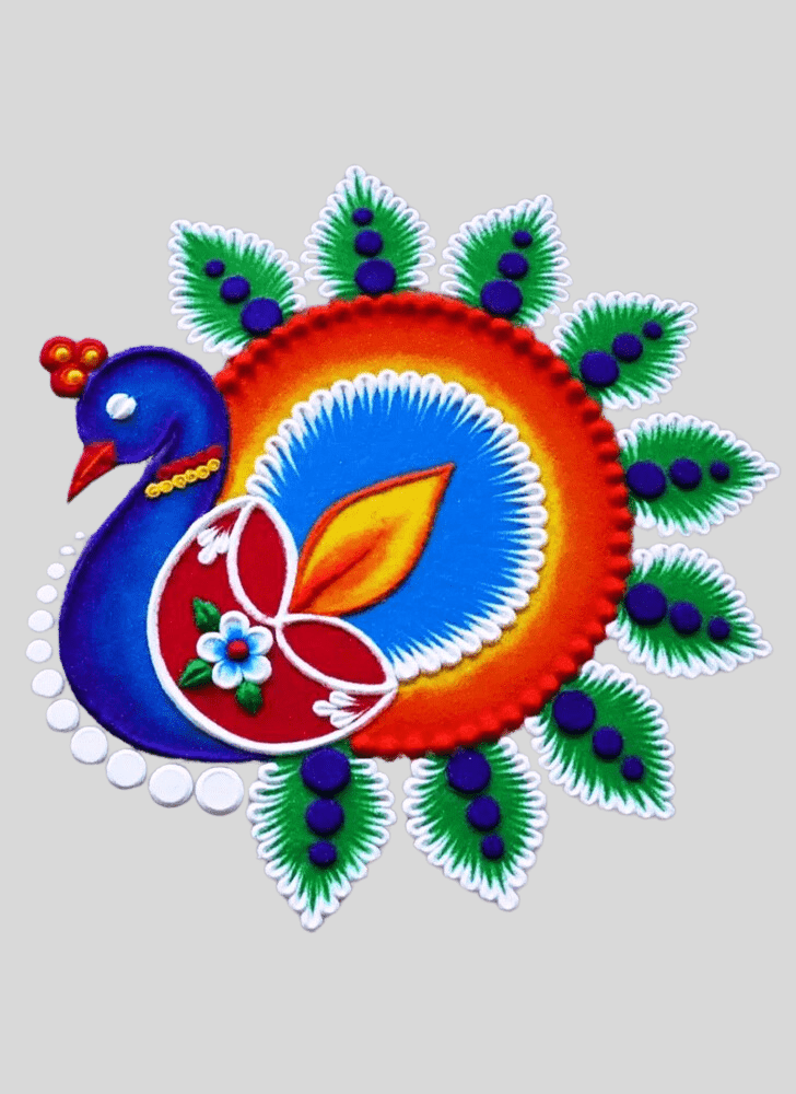 Stunning Beginners Rangoli