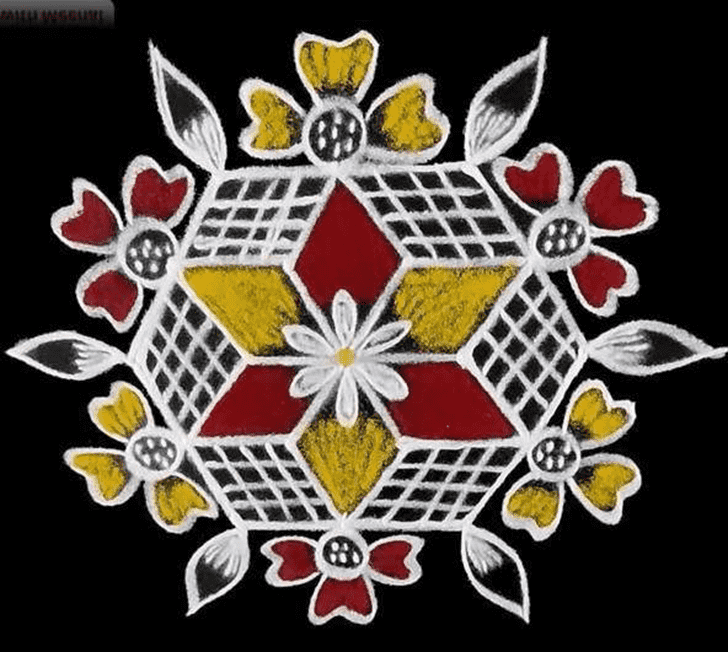 Exquisite Belgium Rangoli