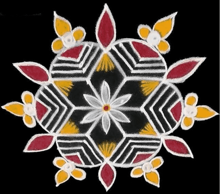 Good Looking Belgium Rangoli