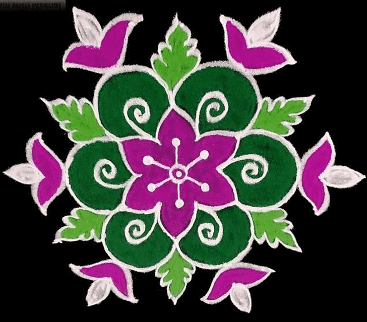 Ravishing Belgium Rangoli