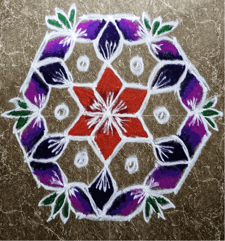 Refined Best And Simple Rangoli