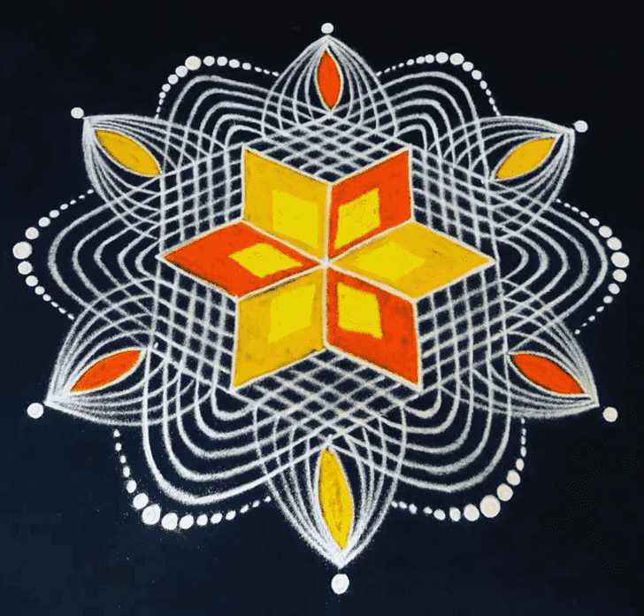 Bhadra Amavasya Rangoli