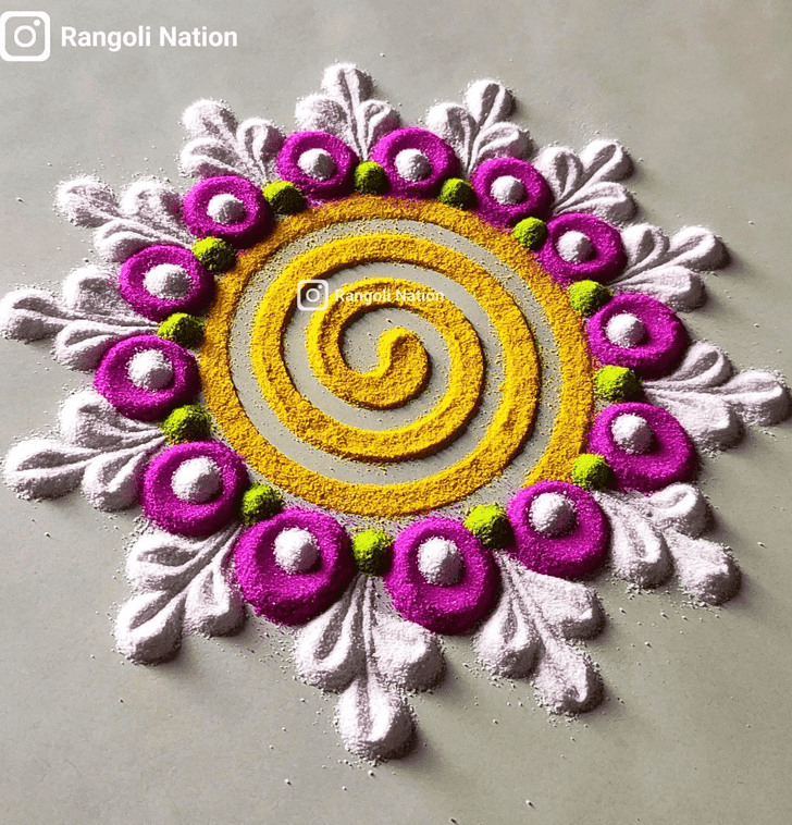 Bhami Ekadashi Rangoli