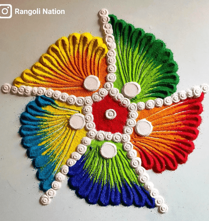 Enthralling Bhami Ekadashi Rangoli