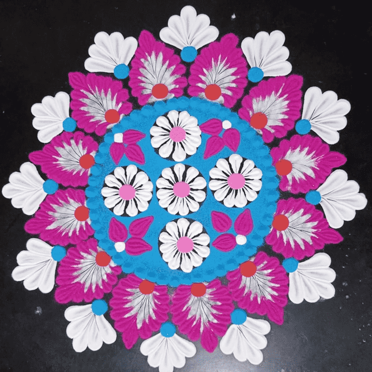 Elegant Big Rangoli