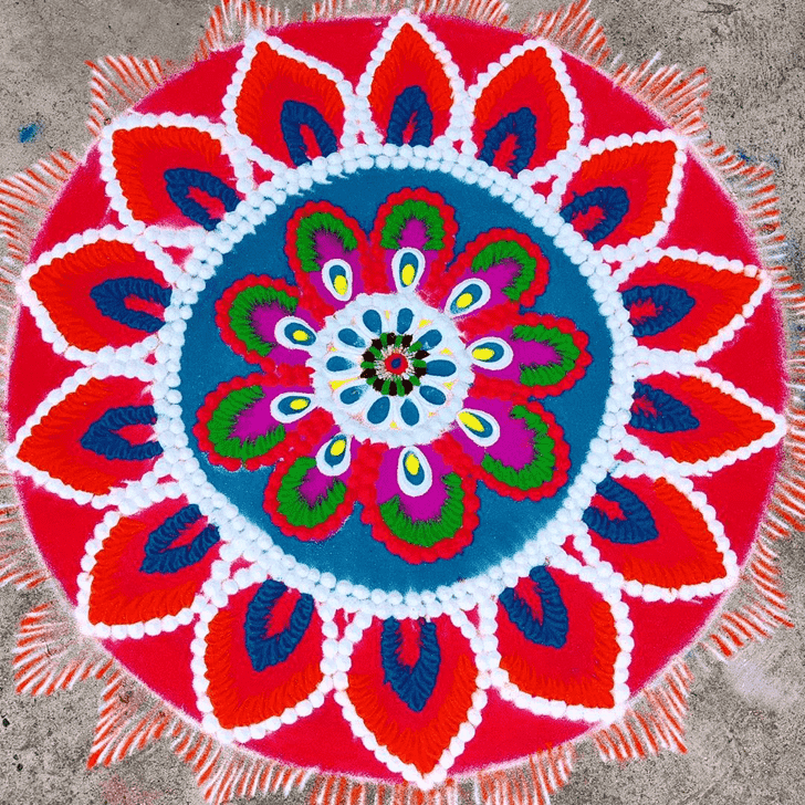 Good Looking Big Rangoli