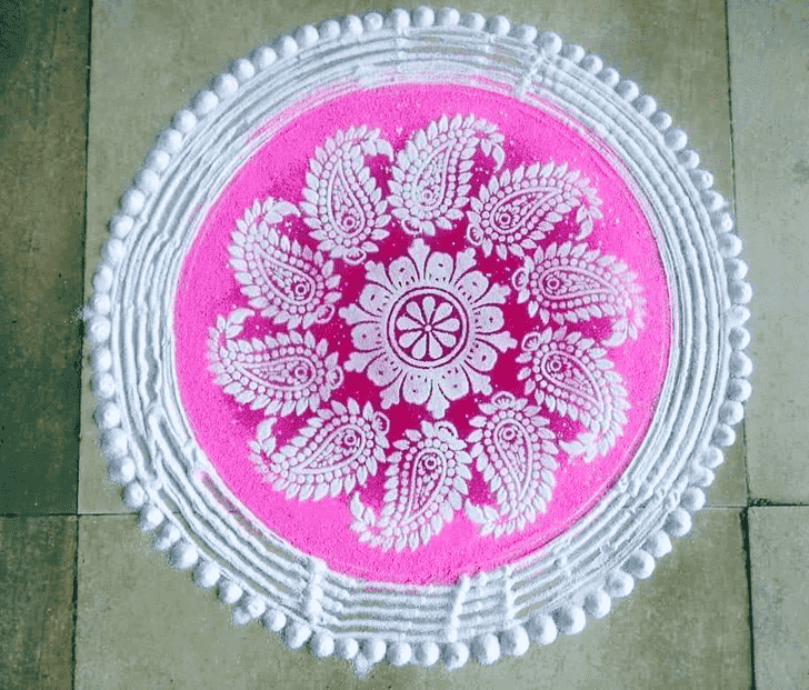 Gorgeous Big Rangoli