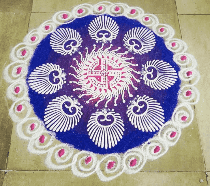 Graceful Big Rangoli