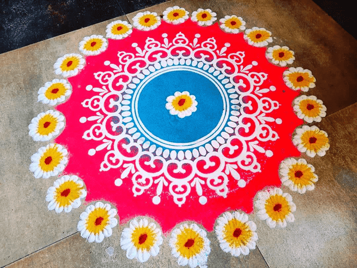 Inviting Big Rangoli