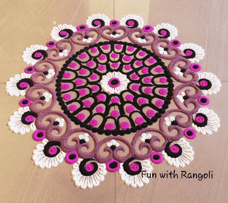 Resplendent Big Rangoli