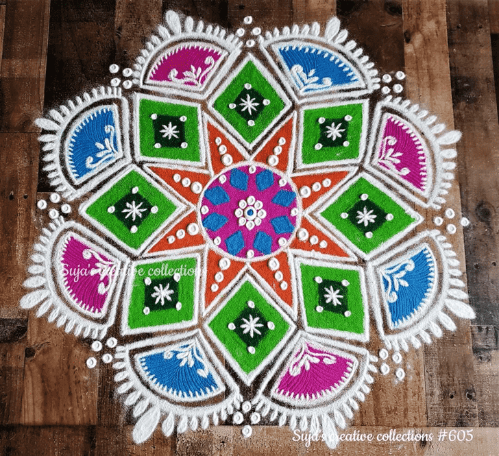 Wonderful Big Rangoli Design