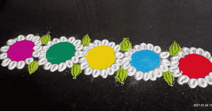 Slightly Border Rangoli