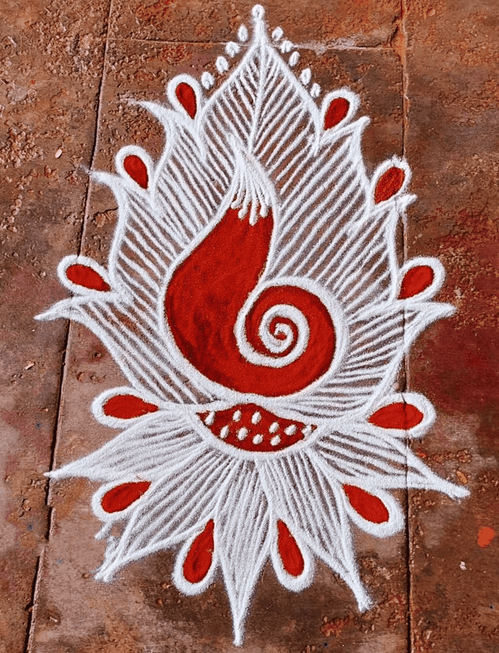 Elegant Brazil Rangoli