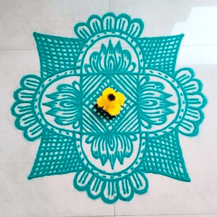 Enthralling Brazil Rangoli