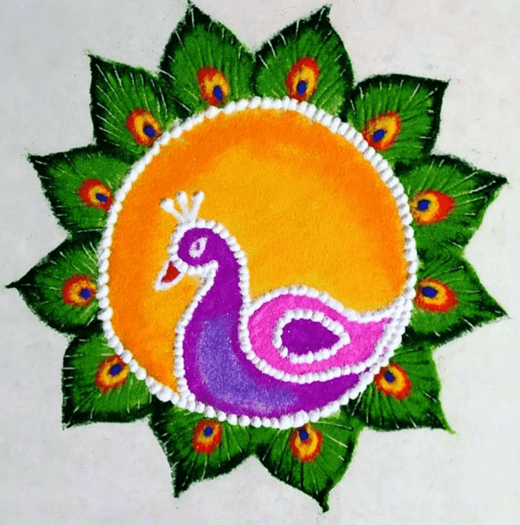 Fascinating Brazil Rangoli