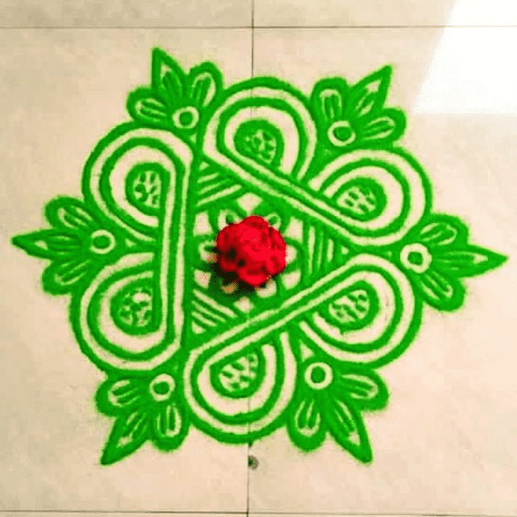 Good Looking Brazil Rangoli