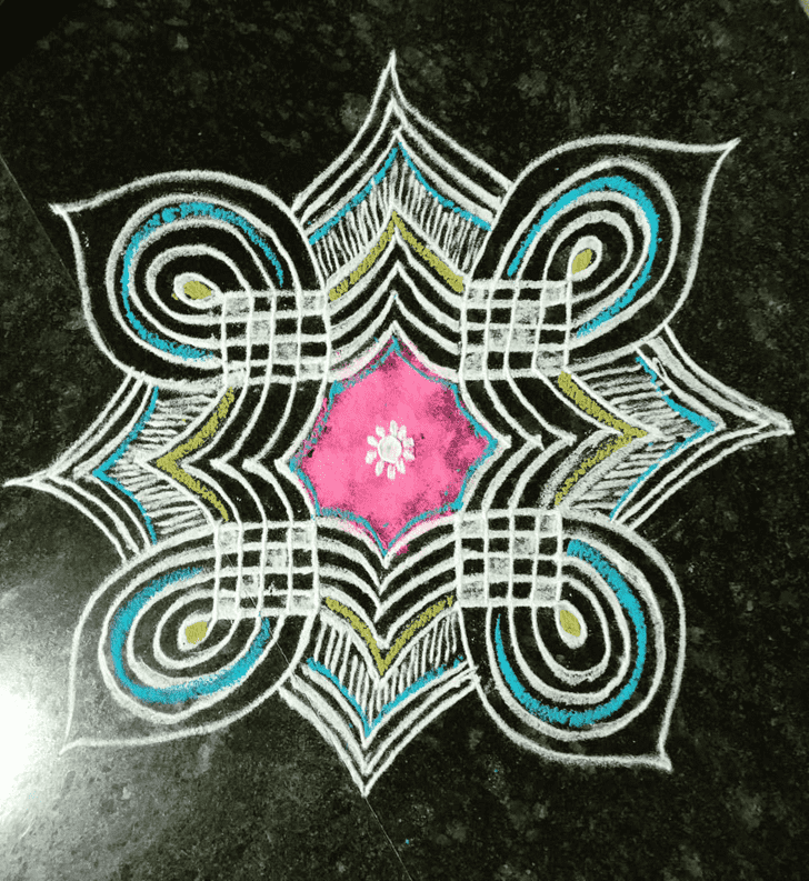 Gorgeous Brazil Rangoli