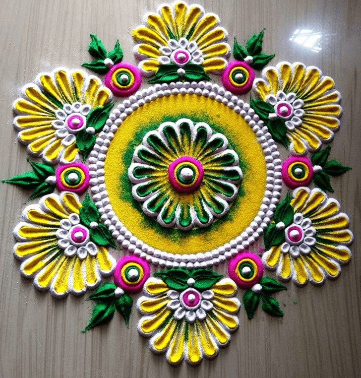 Magnificent Brazil Rangoli