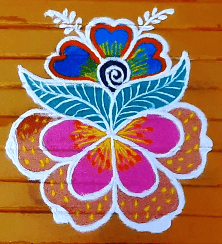 Stunning Brazil Rangoli