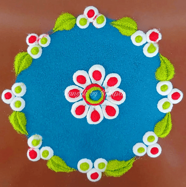 Superb Brazil Rangoli