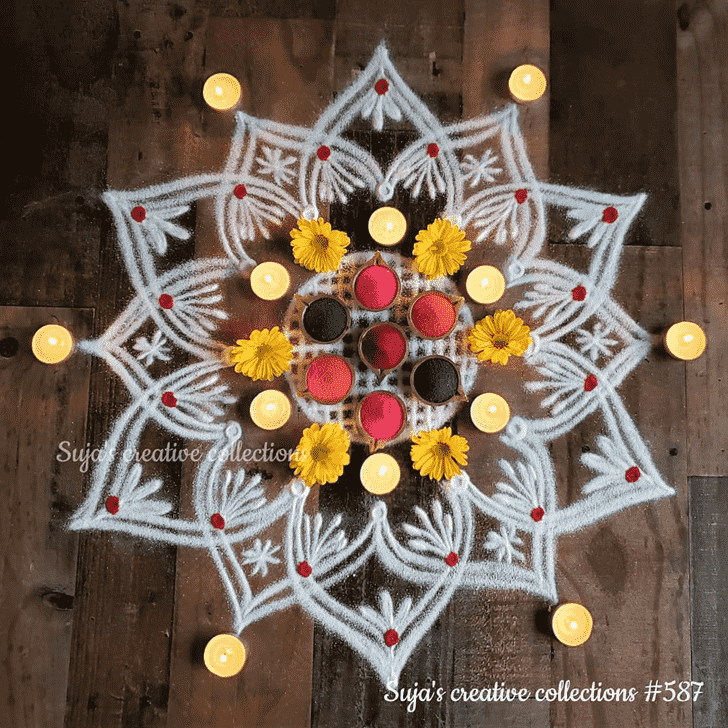 Fair Chaitra Purnima Rangoli