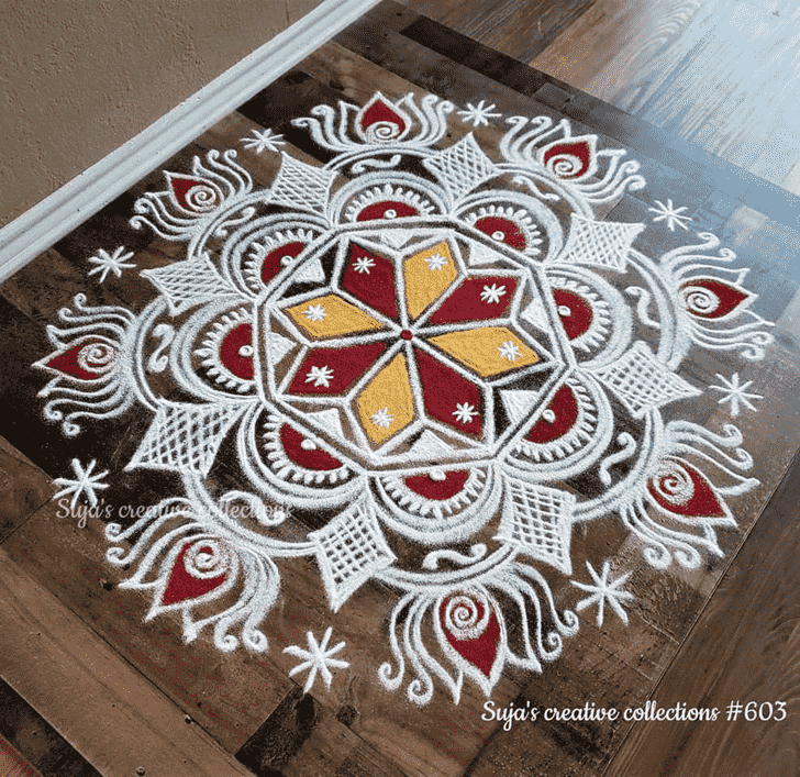 Inviting Chaitra Purnima Rangoli