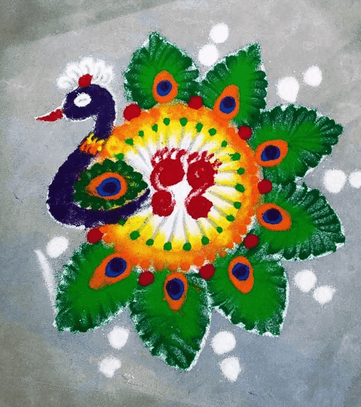 Fascinating Chhath Puja Rangoli