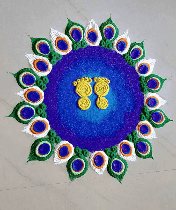 Refined Chhath Puja Rangoli