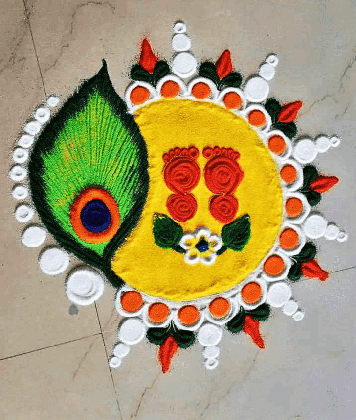 Resplendent Chhath Puja Rangoli