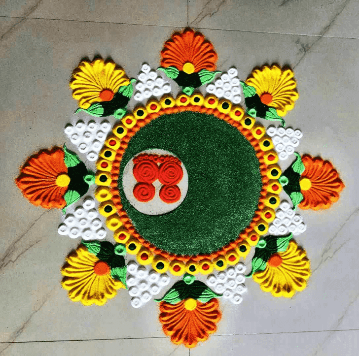 Splendid Chhath Puja Rangoli