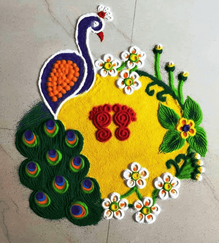 Stunning Chhath Puja Rangoli