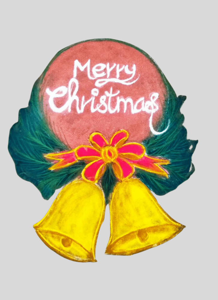 Hard Merry Christmas Rangoli