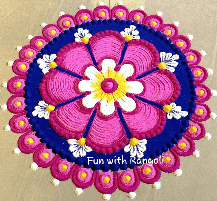 Hard Circle Rangoli