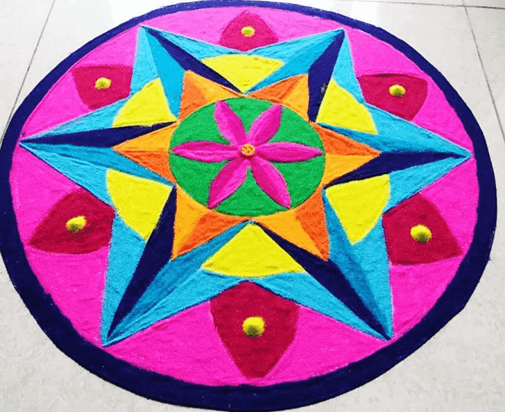 Fetching Circle Rangoli