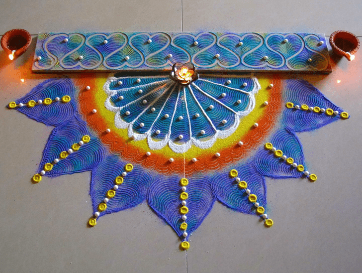 Admirable Classic Rangoli Design