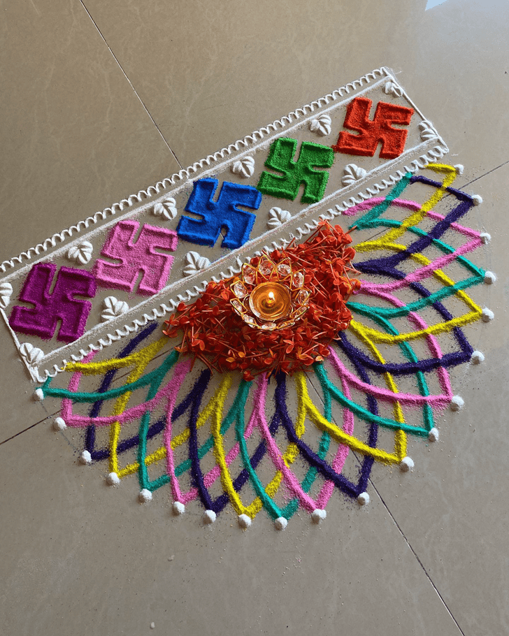 Captivating Classic Rangoli