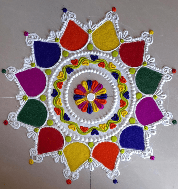 Hard Classic Rangoli