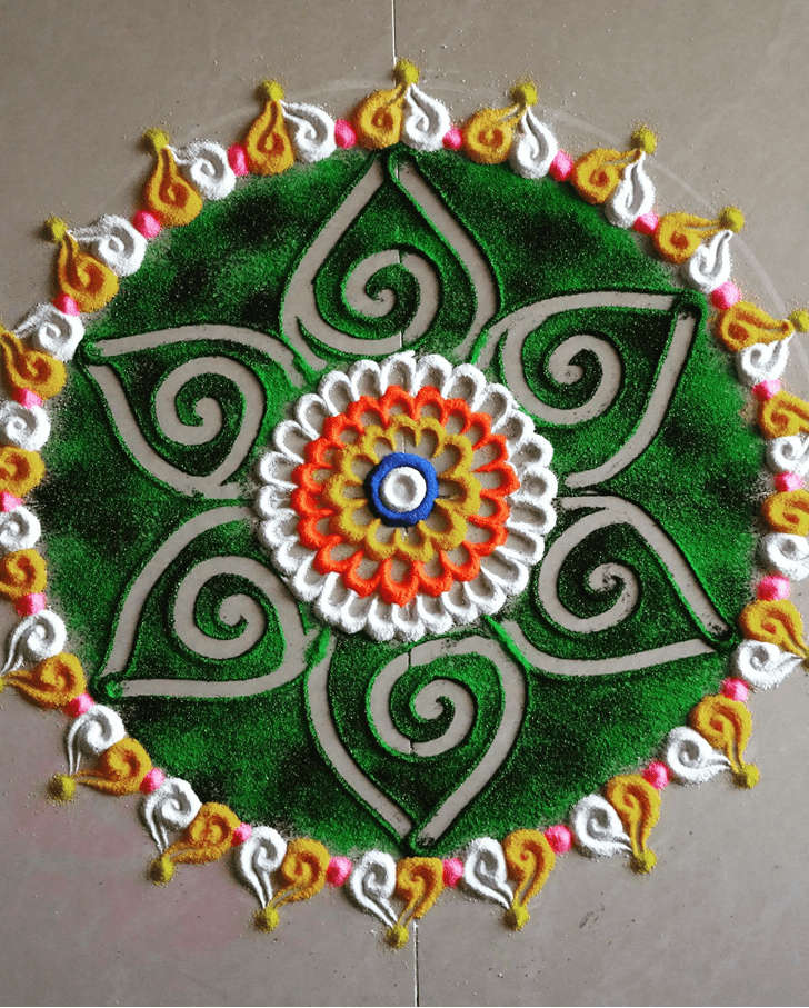 Pleasing Classic Rangoli