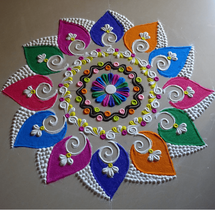 Pretty Classic Rangoli