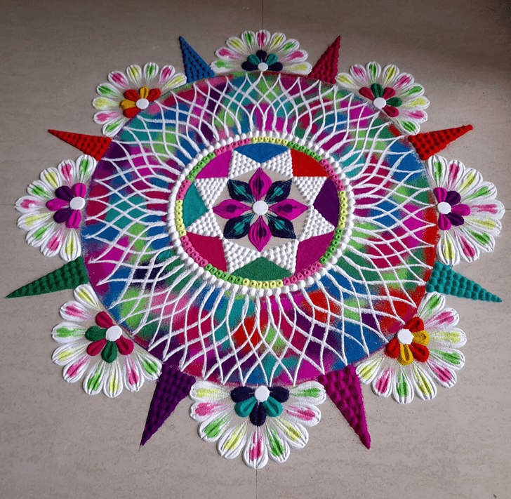 Radiant Classic Rangoli